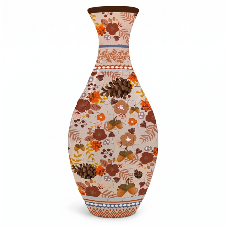 Petalcraft™ – DIY 3D Puzzle Vase with Built-In Water Reservoir for Real Flowers + 50% OFF