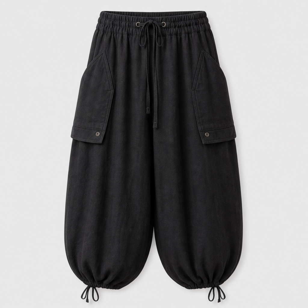Driften™ – Breathable Cotton-Linen Lantern Pants with Deep Pockets + 50% OFF