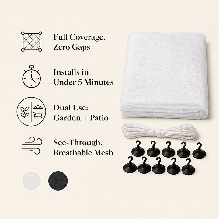 Verdara – Breathable Insect &amp; Wind Protection Garden Mesh Net + 50% OFF