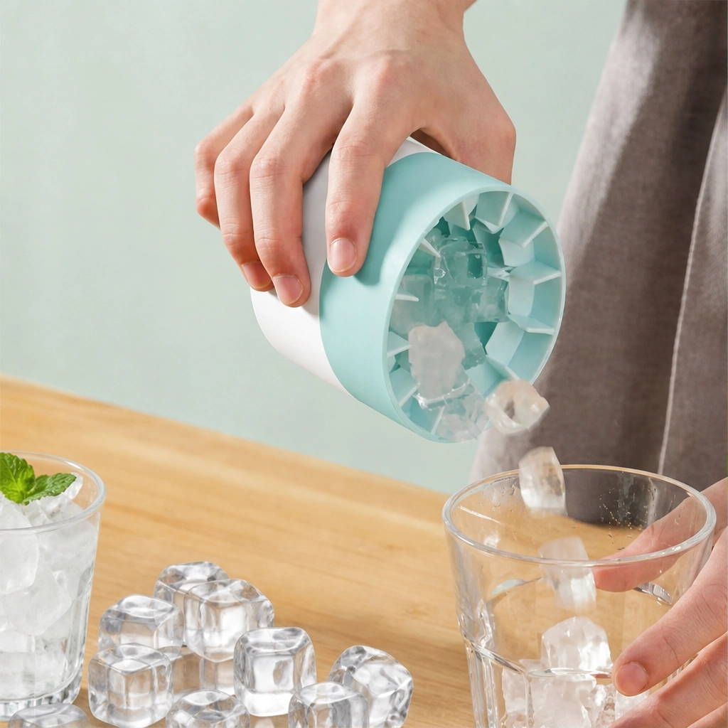 Frostwick™ – Press-to-Release Silicone Ice Cube Cup with Snap-Out Cubes &amp; Stackable Design + 50% OFF