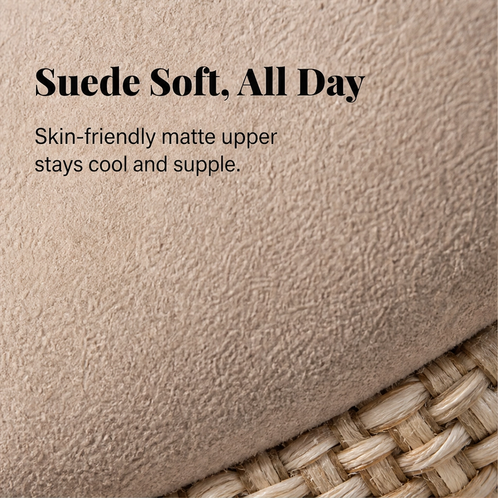 Solamatte™ – Woven Platform Wedge Sandals with Secure Double Ankle Straps + 50% OFF