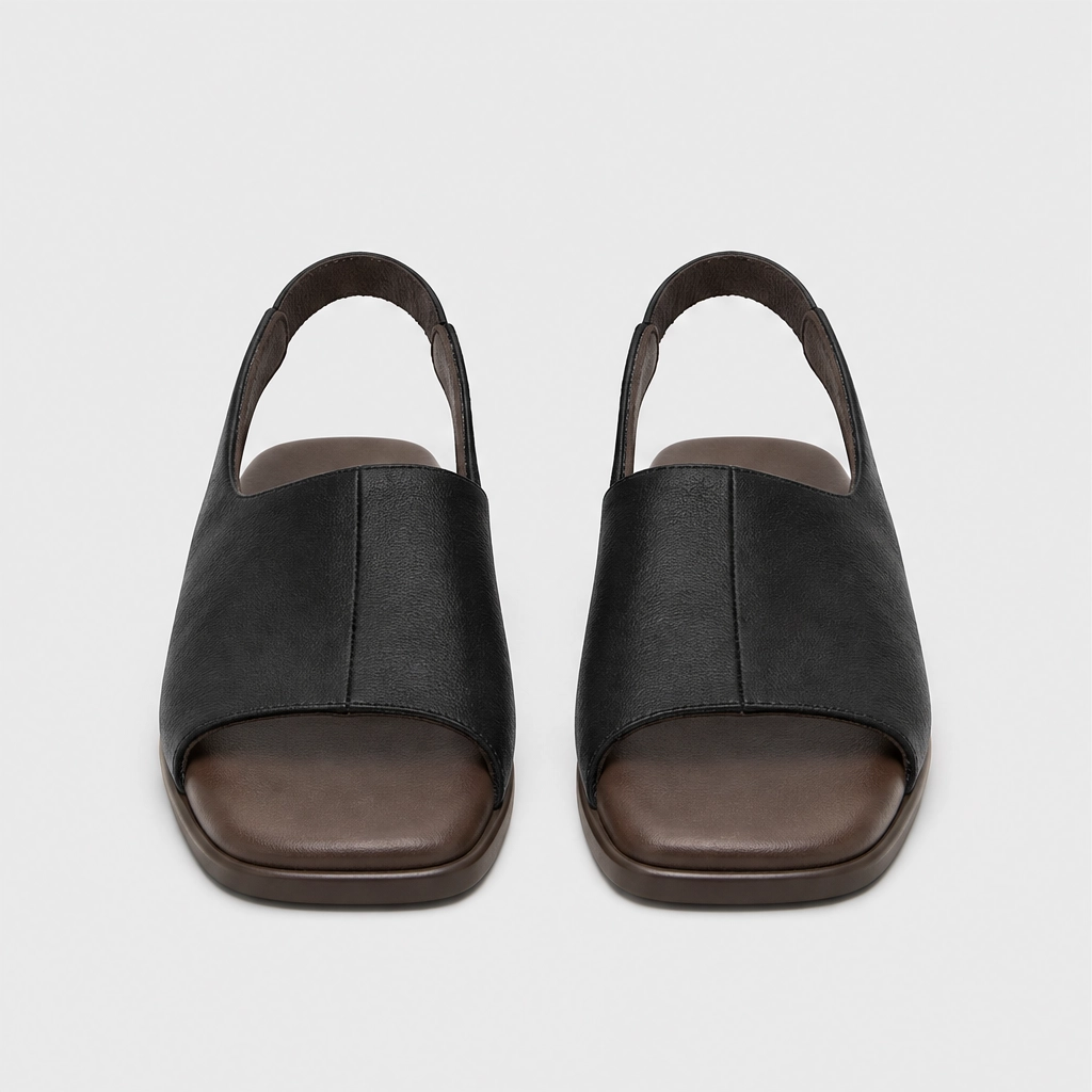 Salenza™ – Square-Toe Elastic Slingback Sandals for Women + 50% OFF