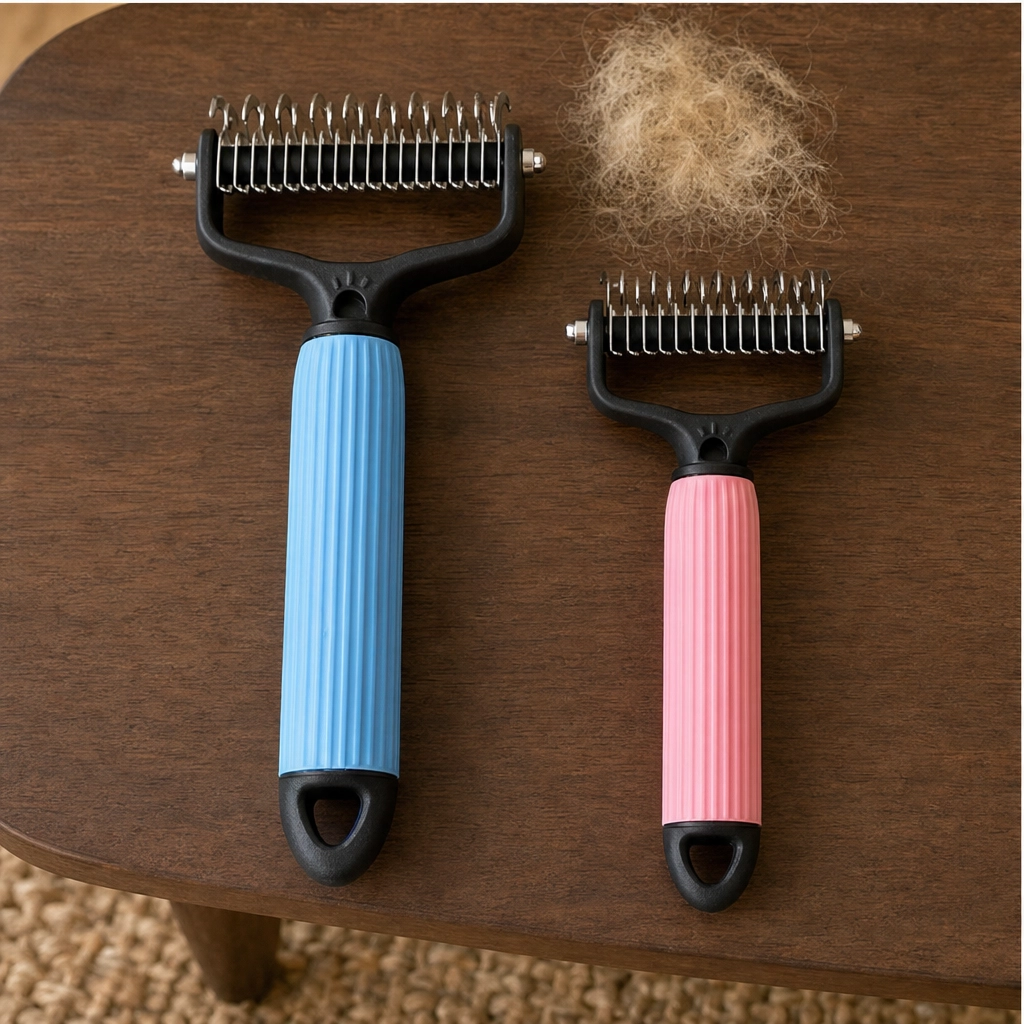Furwell™ – Dual-Sided Dematting &amp; Deshedding Comb for Dogs &amp; Cats + 50% OFF