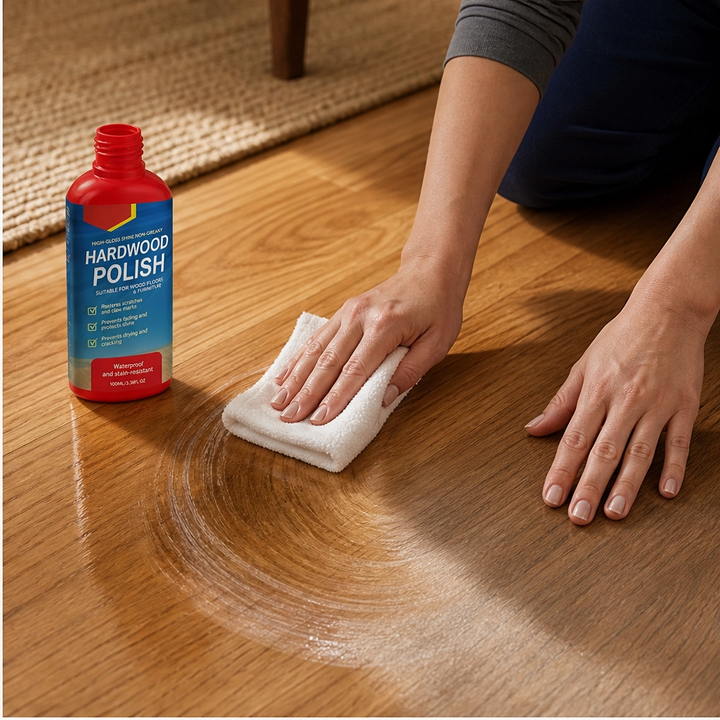 Grainwell™ – High-Gloss Hardwood Polish for Floors &amp; Furniture | Fills Scratches, Restores Shine, Waterproof Seal+ 50% OFF