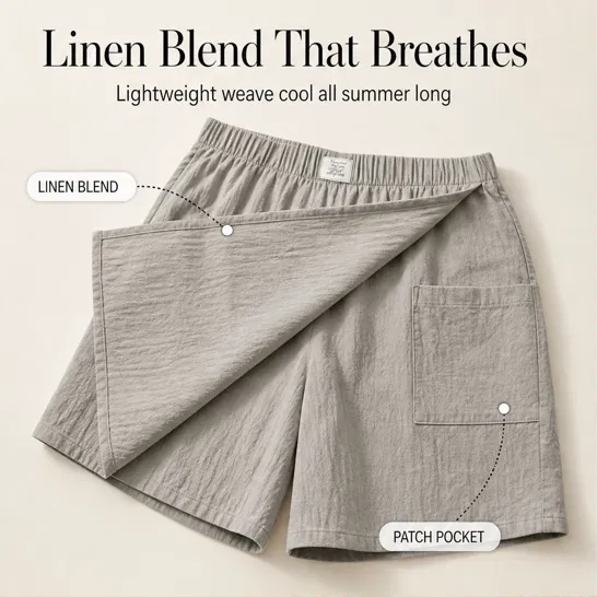 Lirelle™ – Asymmetric Wrap-Front Elastic Waist Women&