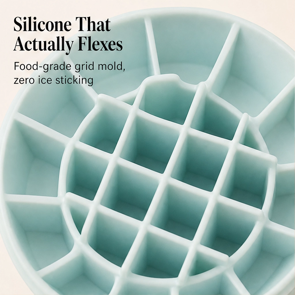 Frostwick™ – Press-to-Release Silicone Ice Cube Cup with Snap-Out Cubes &amp; Stackable Design + 50% OFF