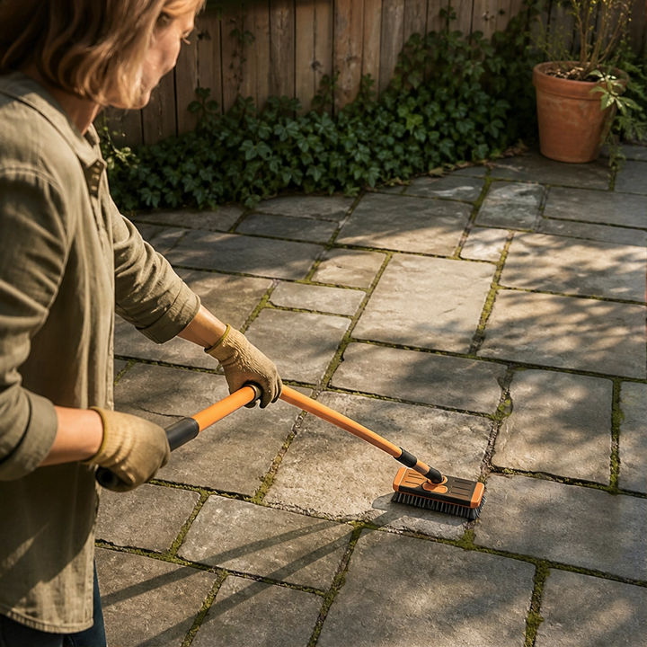 Mossridge™ – 3-in-1 Stand-Up Wire Brush Weed Remover for Patios &amp; Pavers + 50% OFF