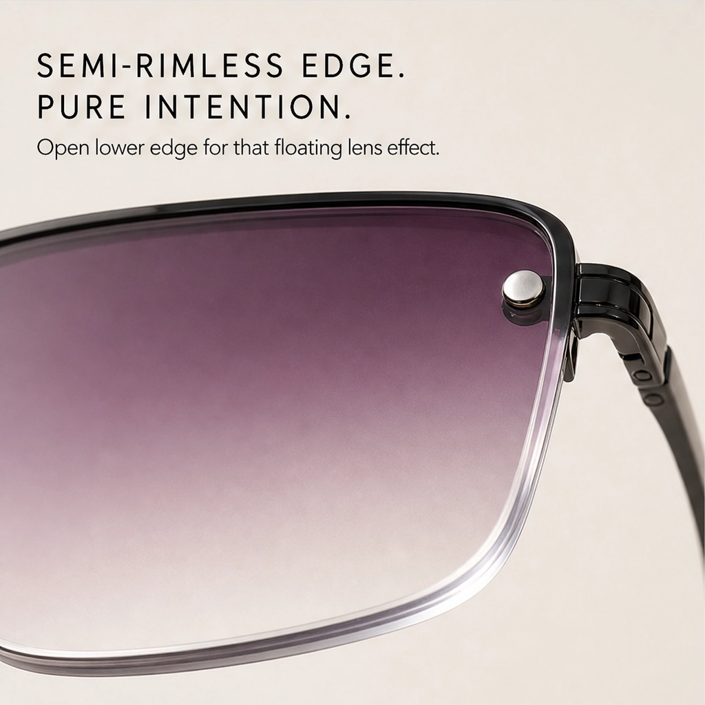 Halsted™ – Retro Double-Bridge Metal Frame Sunglasses with UV400 Protection + 50% OFF