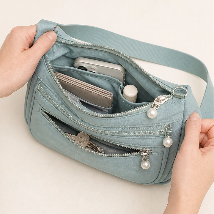 Willowbrook™ – Lightweight 4-Pocket Nylon Crossbody Bag + 50% OFF