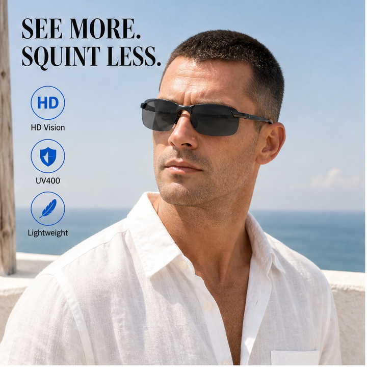 Lumora – Photochromic Polarized UV400 Sunglasses, Auto-Adjusting Lenses for Driving, Hiking &amp; Beach + 50% OFF