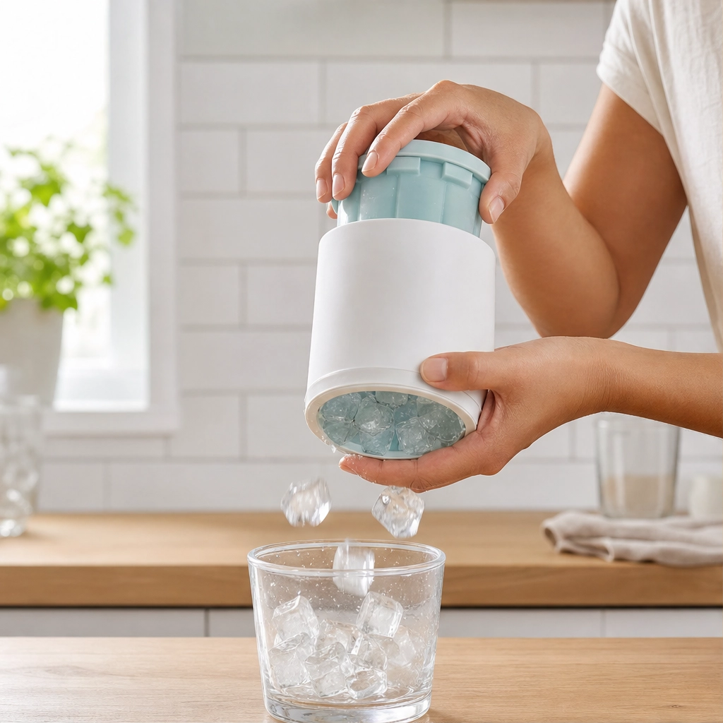 Frostwick™ – Press-to-Release Silicone Ice Cube Cup with Snap-Out Cubes &amp; Stackable Design + 50% OFF