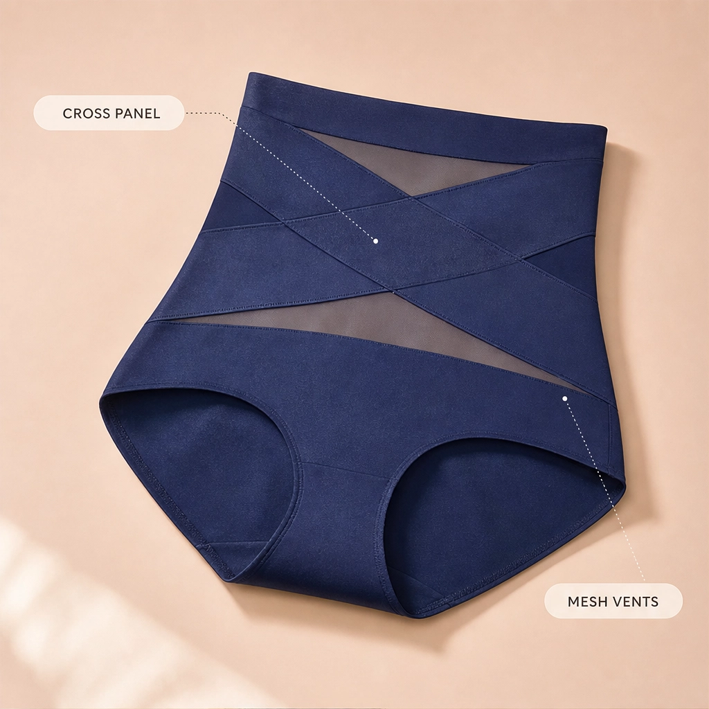 Cinchet™ – High-Waisted Cross Tummy Control Shaping Briefs + 50% OFF