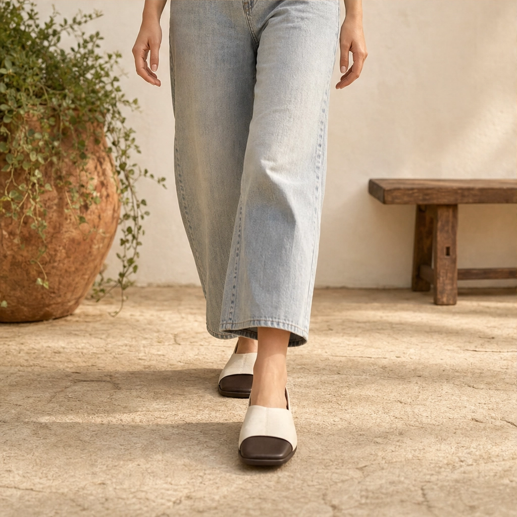 Salenza™ – Square-Toe Elastic Slingback Sandals for Women + 50% OFF