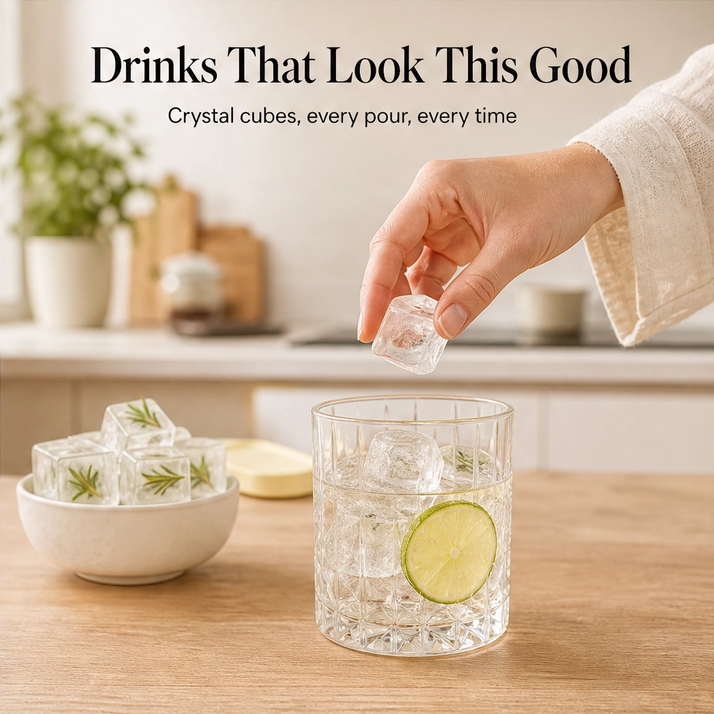 Snapfrost™ – Easy-Release 6-Cube Mini Ice Tray with Leak-Proof Lid + 50% OFF
