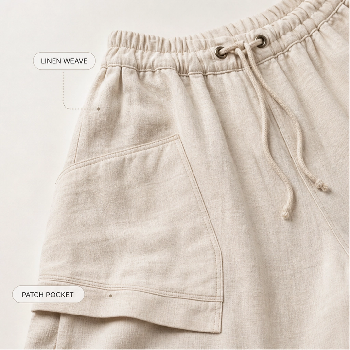 Driften™ – Breathable Cotton-Linen Lantern Pants with Deep Pockets + 50% OFF