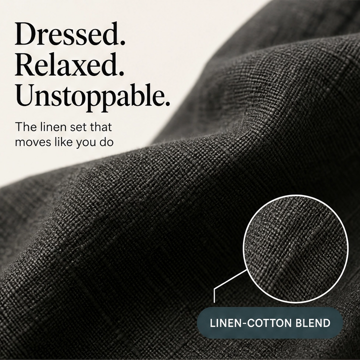 Linvelle – Ruffle-Sleeve Linen-Blend Wide-Leg Lounge Set + 50% OFF