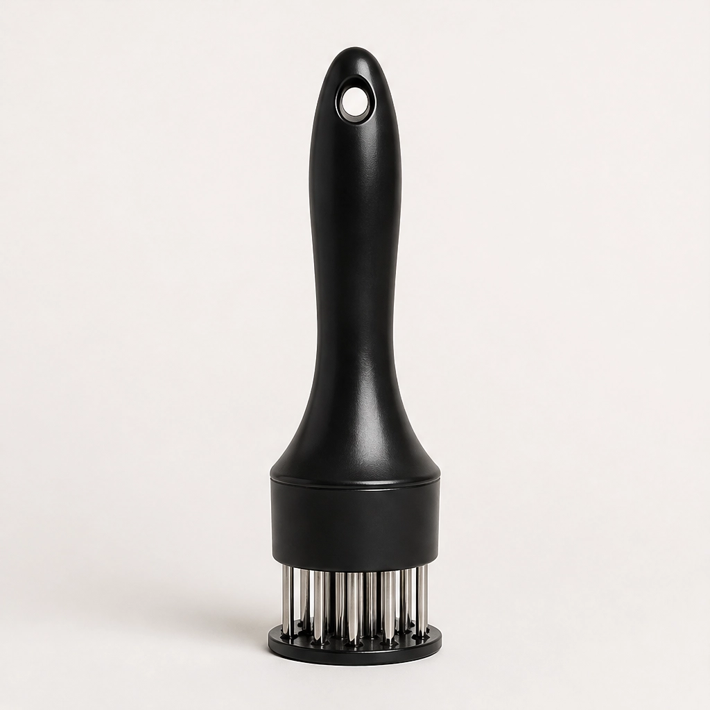 Searwell – Stainless Steel Needle Meat Tenderizer with Retractable Safety Guard + 50% OFF