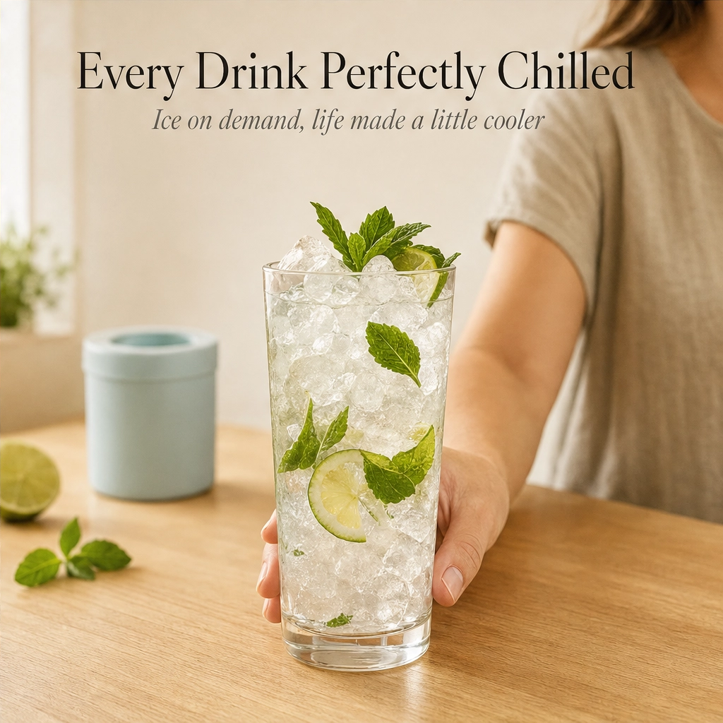Frostwick™ – Press-to-Release Silicone Ice Cube Cup with Snap-Out Cubes &amp; Stackable Design + 50% OFF