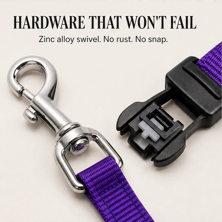 Anchorpaw™ – 2-in-1 Adjustable Dog Car Seat Belt &amp; Walking Leash + 50% OFF