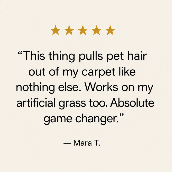 TurfCraft™ – Telescopic Wide-Head Grooming Rake for Turf, Carpet &amp; Lawn + 50% OFF