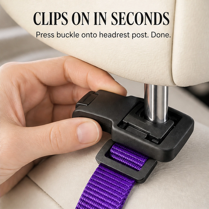 Anchorpaw™ – 2-in-1 Adjustable Dog Car Seat Belt &amp; Walking Leash + 50% OFF