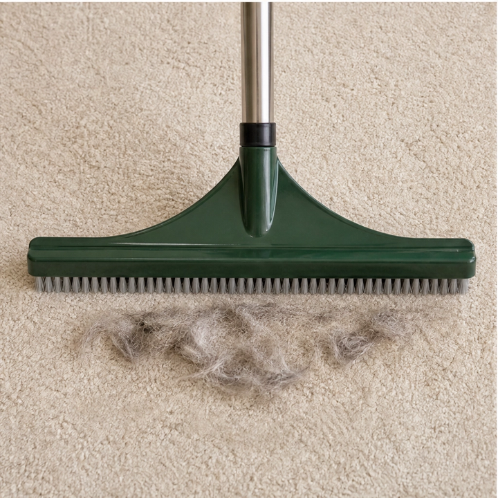 TurfCraft™ – Telescopic Wide-Head Grooming Rake for Turf, Carpet &amp; Lawn + 50% OFF