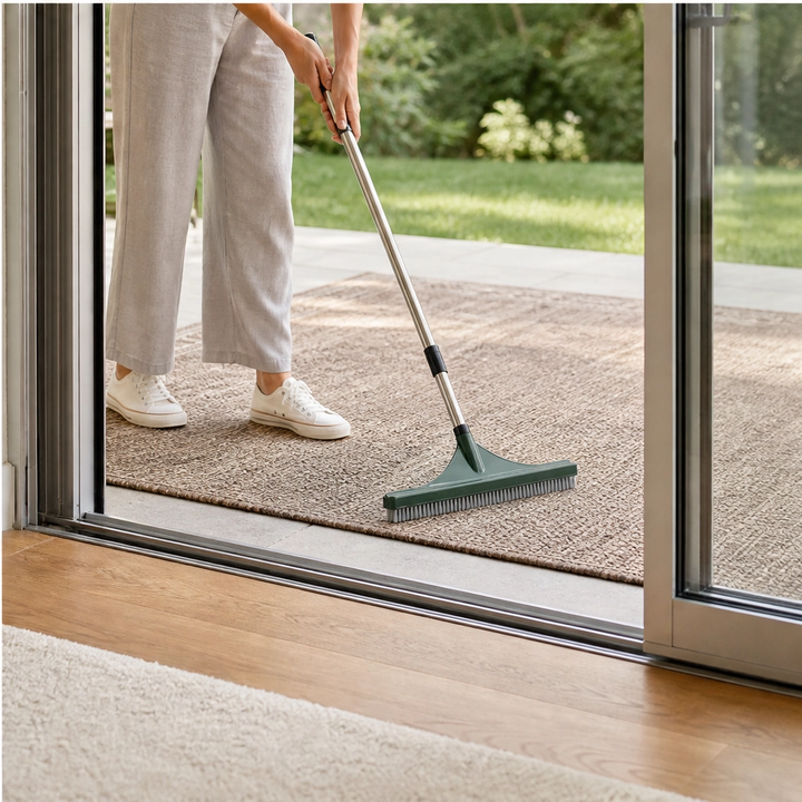TurfCraft™ – Telescopic Wide-Head Grooming Rake for Turf, Carpet &amp; Lawn + 50% OFF