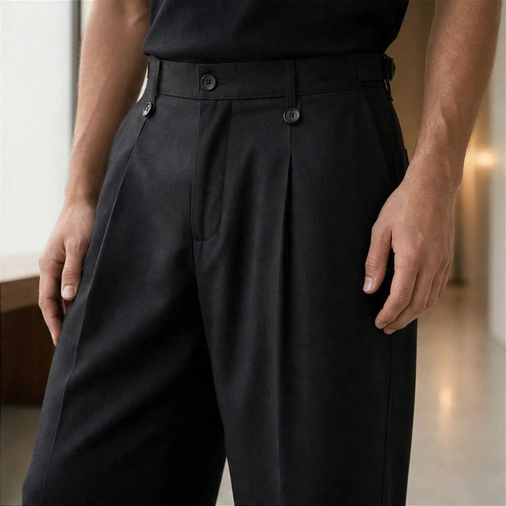 Beckford™ – Pleated Wide-Leg Suit Pants, Wrinkle-Resistant Drape Fabric + 50% OFF