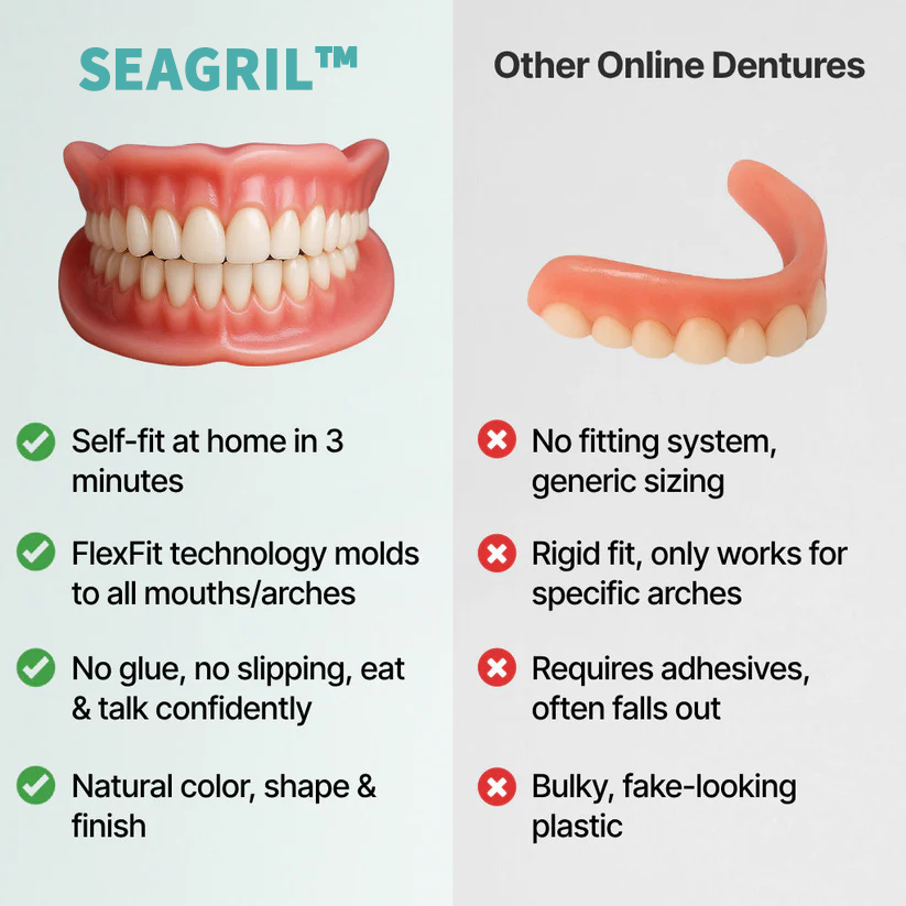 The InstaSmile Custom Dentures - Smile With Confidence Again + ENDS TODAY + 50% OFF