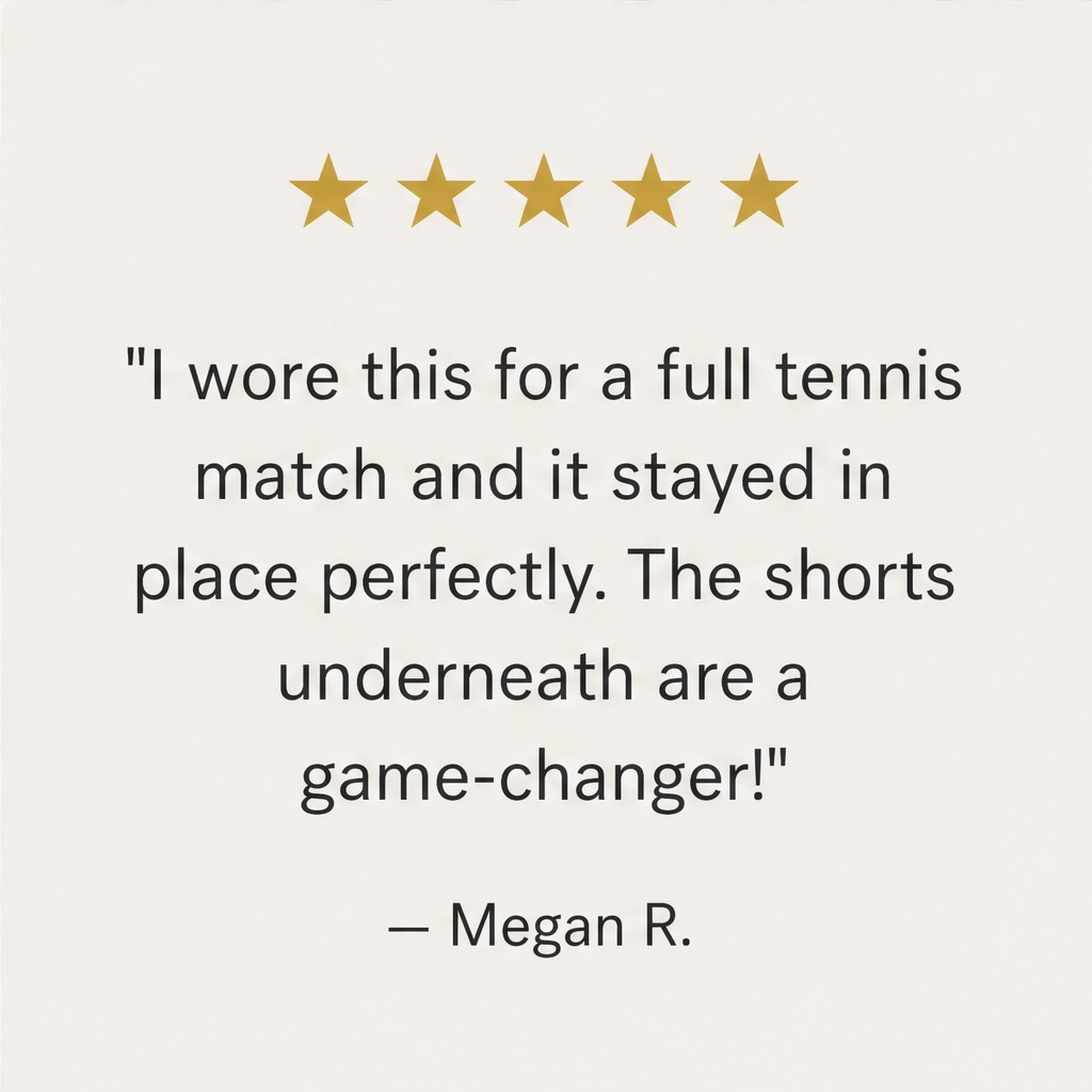 Brookline™ – Striped V-Neck Tennis Dress with Built-In Shorts + 50% OFF