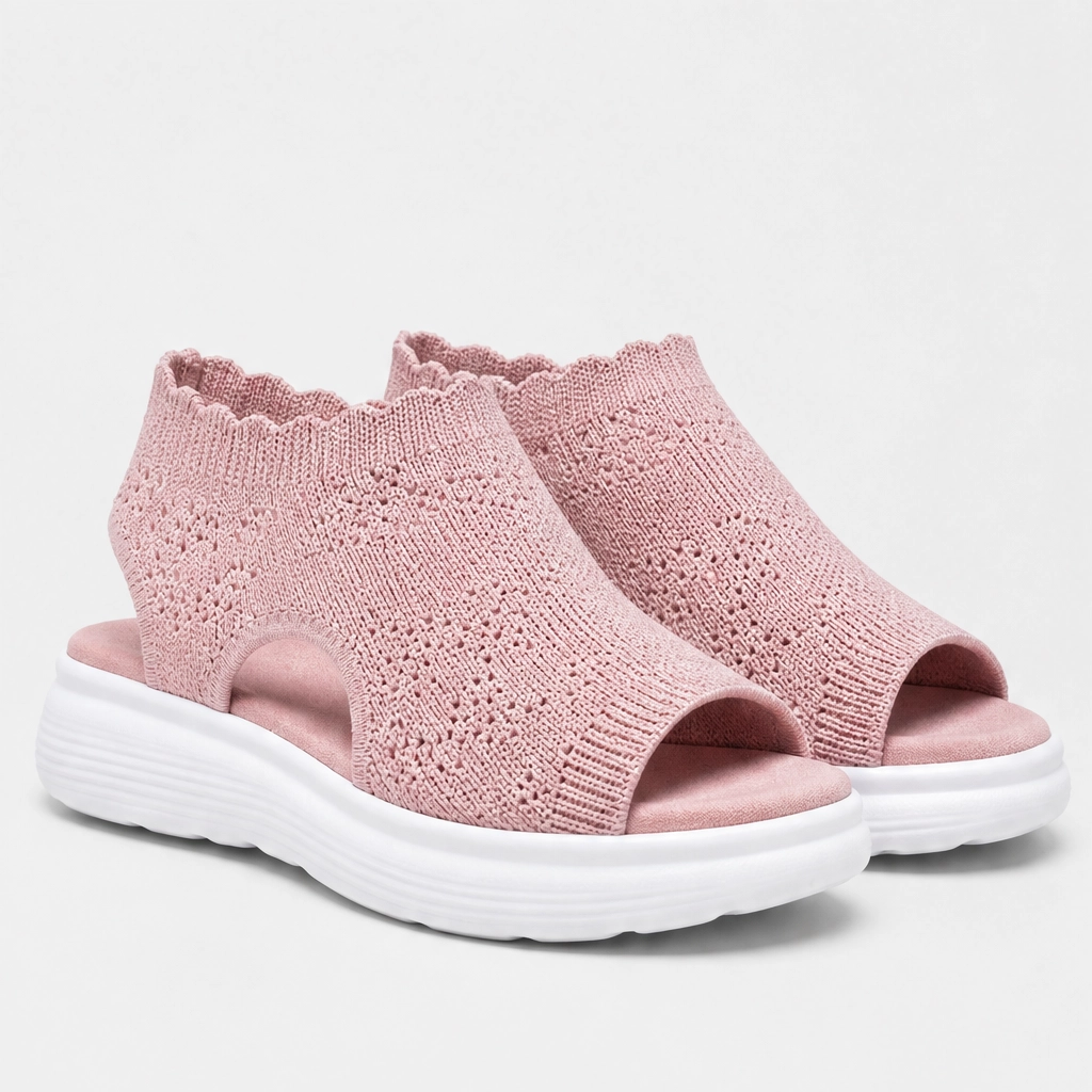 Willowstep™ – Breathable Knit Cushioned Platform Sandals + 50% OFF