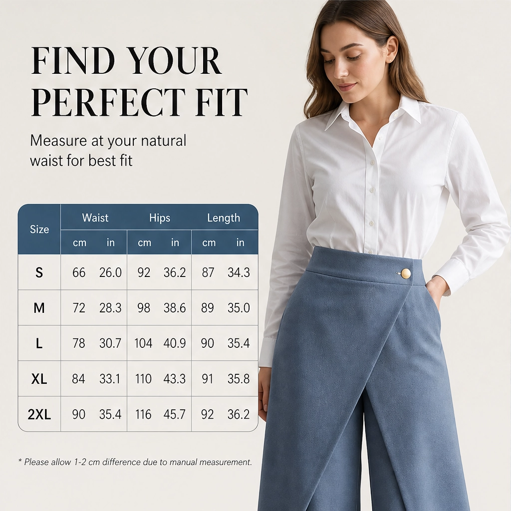 Drapelle – High-Waisted Wrap-Front Wide-Leg Cropped Trousers + 50% OFF