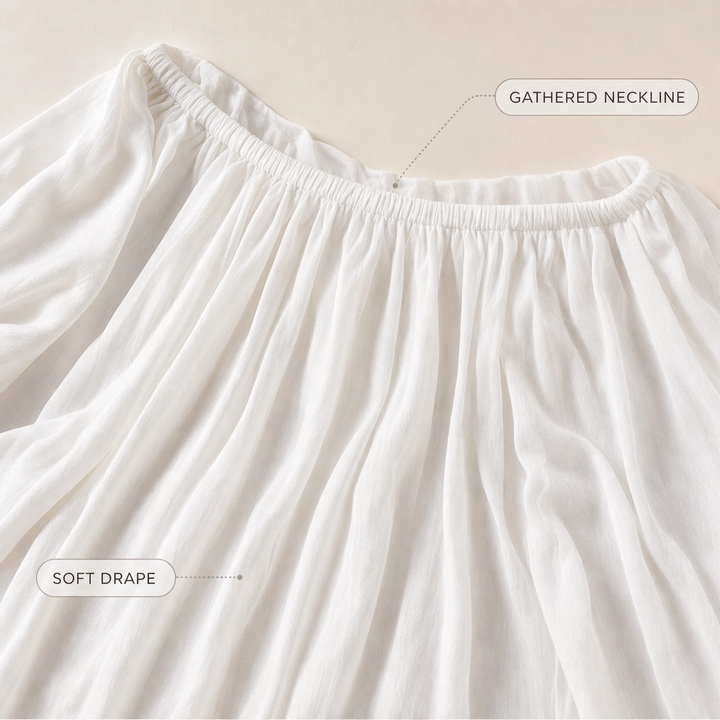 Sienne™ – Off-Shoulder Top &amp; Lantern Pants 2-Piece Set + 50% OFF