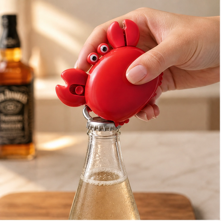 Pinchet – 3-in-1 Magnetic Crab Bottle Opener, Box Cutter &amp; Mini Scissors + 50% OFF