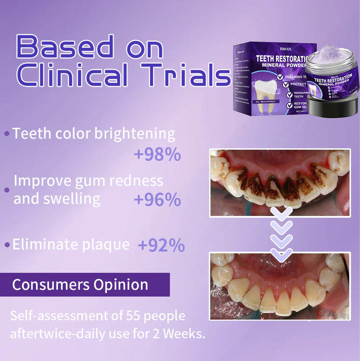 BBOJI Bio-Mineral Restore — Reverse recession &amp; save your teeth. +50% OFF