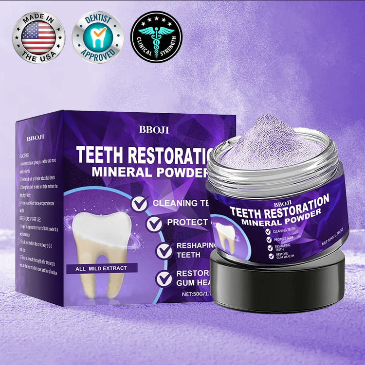 BBOJI Bio-Mineral Restore — Reverse recession &amp; save your teeth. +50% OFF