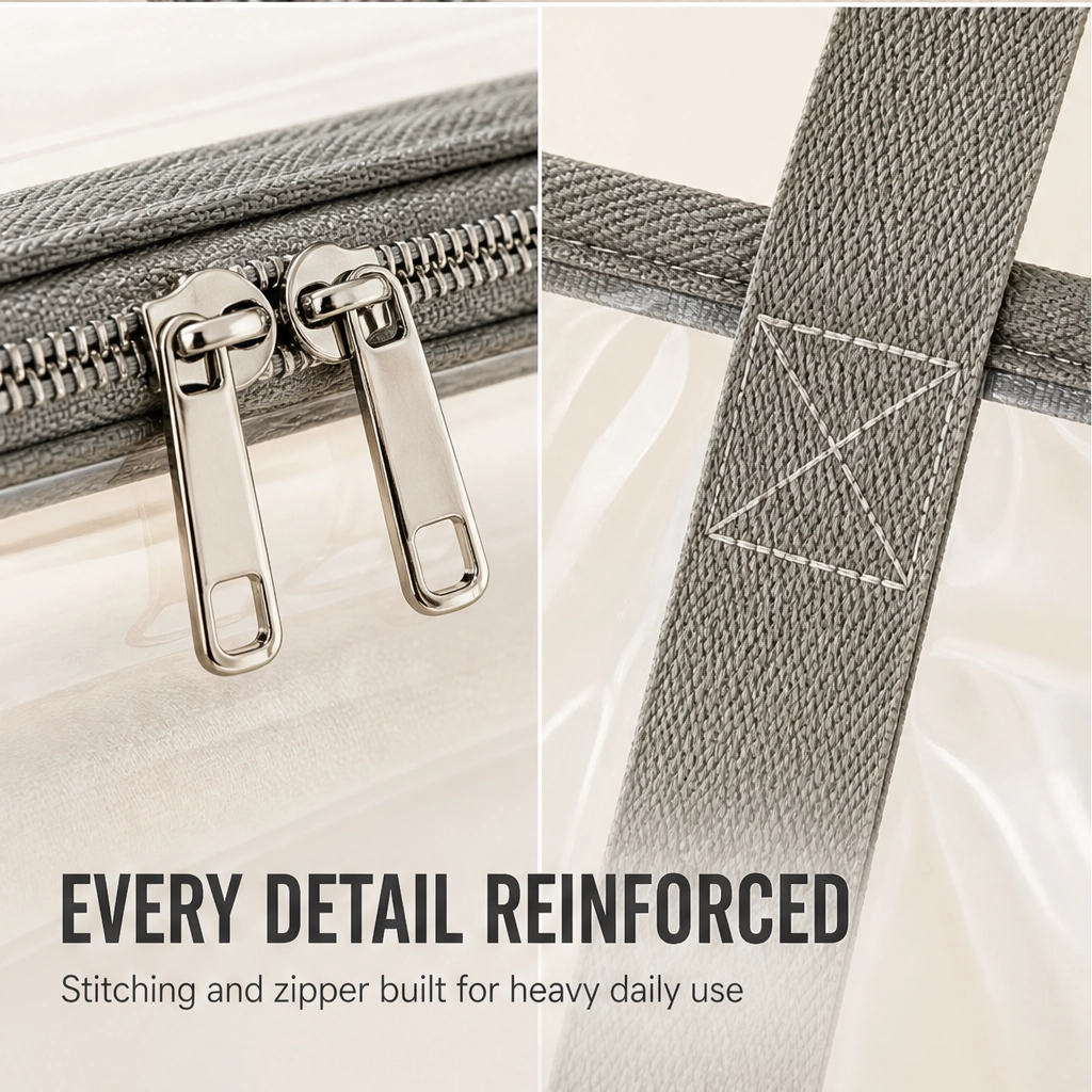 Stackholm™ – Clear Heavy-Duty Stackable Storage Bag for Clothes, Bedding &amp; Moving + 50% OFF