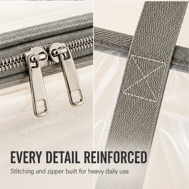 Stackholm™ – Clear Heavy-Duty Stackable Storage Bag for Clothes, Bedding &amp; Moving + 50% OFF