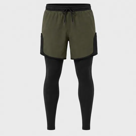 Strydex™ – 2-in-1 Compression Running Tights with Built-In Shorts &amp; Hidden Phone Pocket + 50% OFF