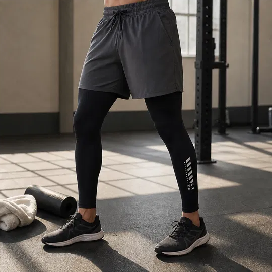 Strydex™ – 2-in-1 Compression Running Tights with Built-In Shorts &amp; Hidden Phone Pocket + 50% OFF
