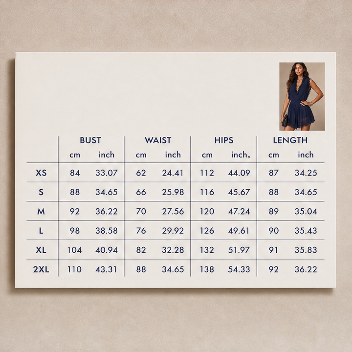 Velura™ – Pleated Chiffon &amp; Lace Deep-V Mini Jumpsuit + 50% OFF