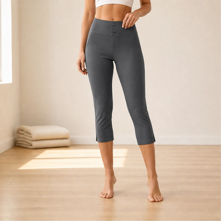 Sculptelle™ – Tummy-Sculpting 4-Way Stretch Capri Yoga Pants + 50% OFF