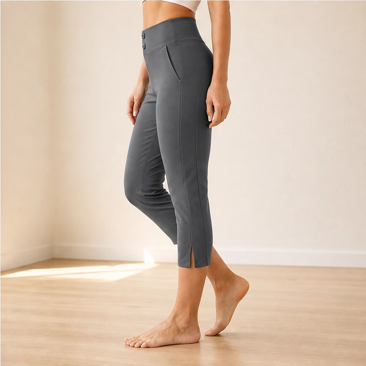 Sculptelle™ – Tummy-Sculpting 4-Way Stretch Capri Yoga Pants + 50% OFF