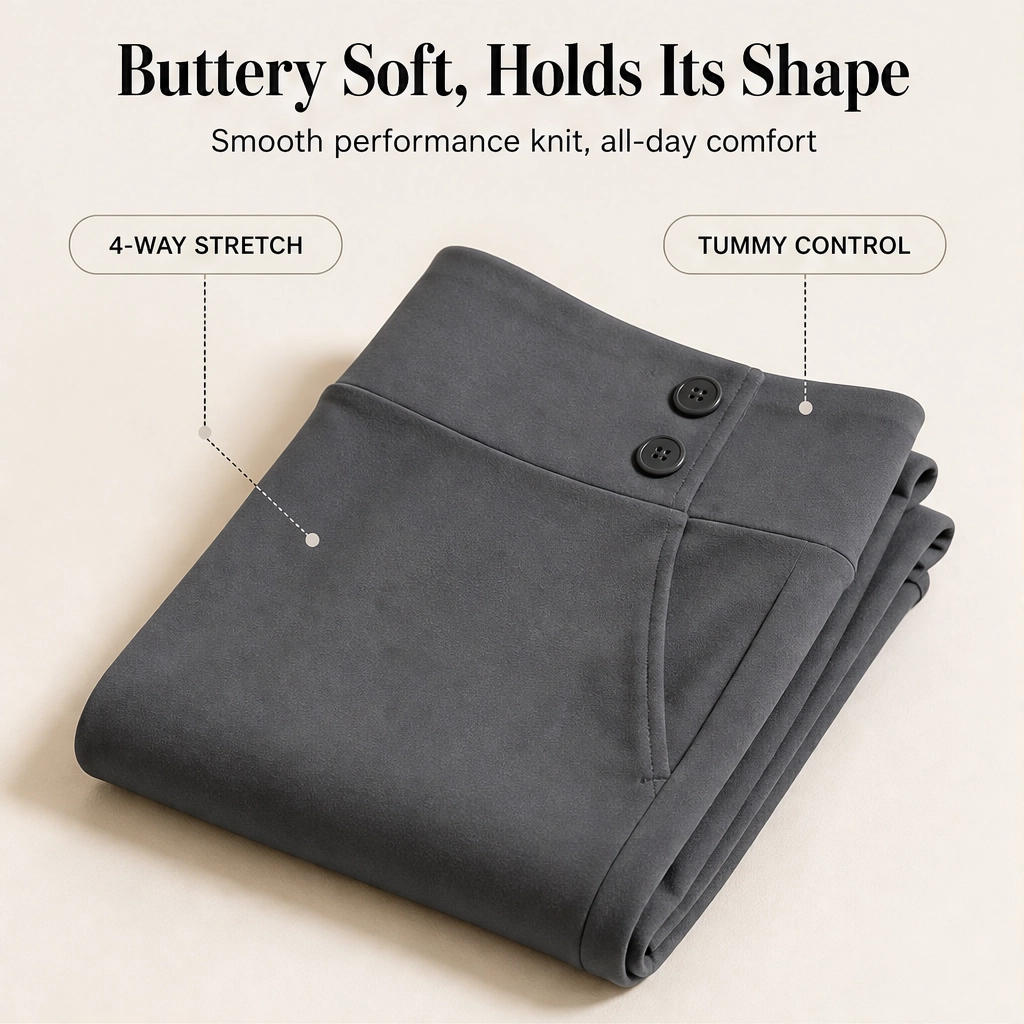 Sculptelle™ – Tummy-Sculpting 4-Way Stretch Capri Yoga Pants + 50% OFF