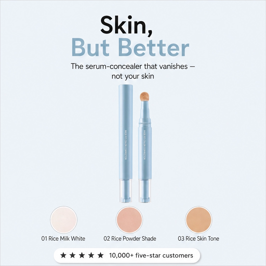 Luméa – Hydrating Crease-Proof Concealer &amp; Powder Pen + 1+1 FREE