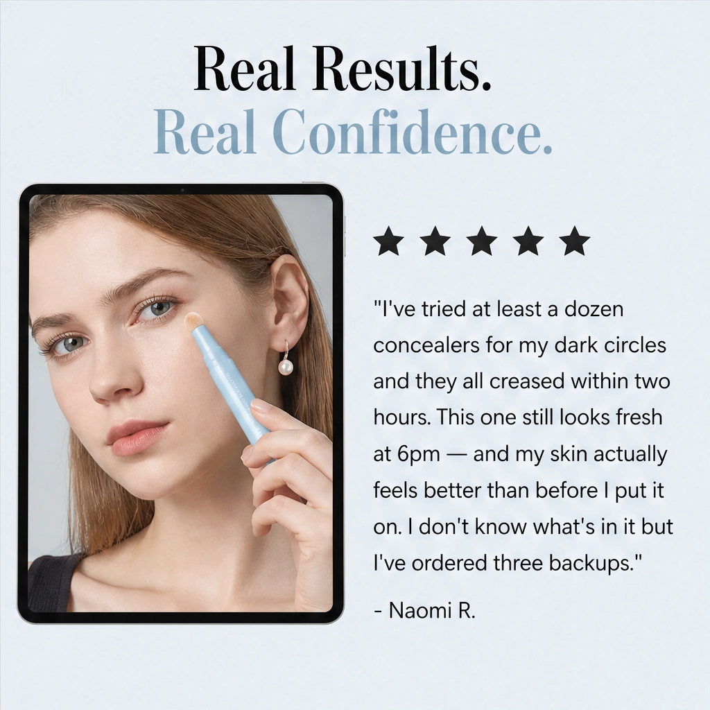 Luméa – Hydrating Crease-Proof Concealer &amp; Powder Pen + 1+1 FREE