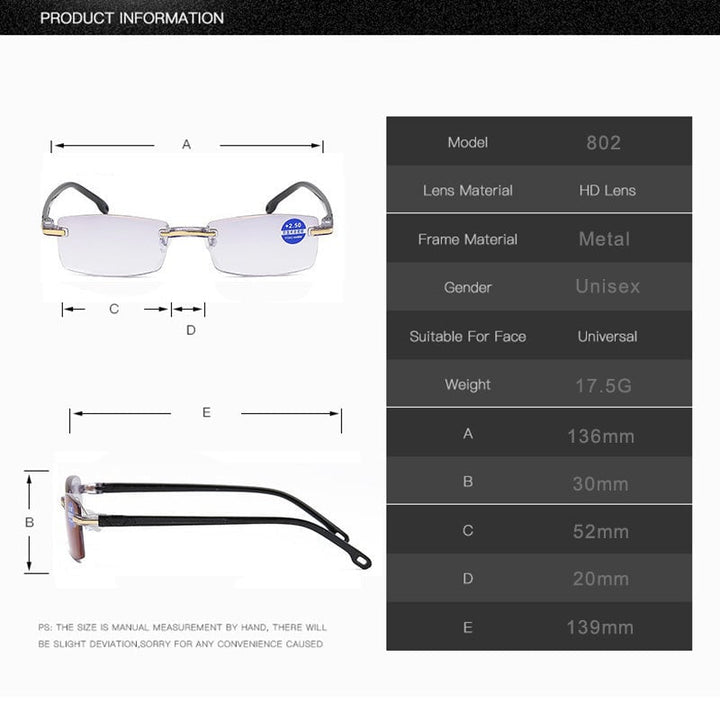 Optera™ – Anti-Blue Light Progressive Multifocal Reading Glasses + 50% OFF