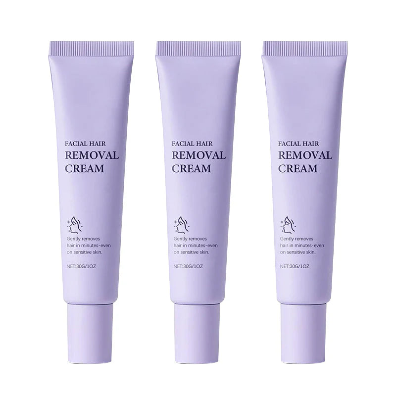 Petalune™ – Gentle Painless Facial Hair Removal Cream with Shea Butter &amp; Centella + 1+1 FREE