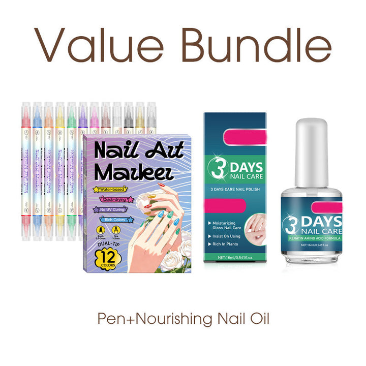 Petalink™ – Dual-Tip Nail Art Marker Pens, Water-Based &amp; Quick-Dry + 50% OFF