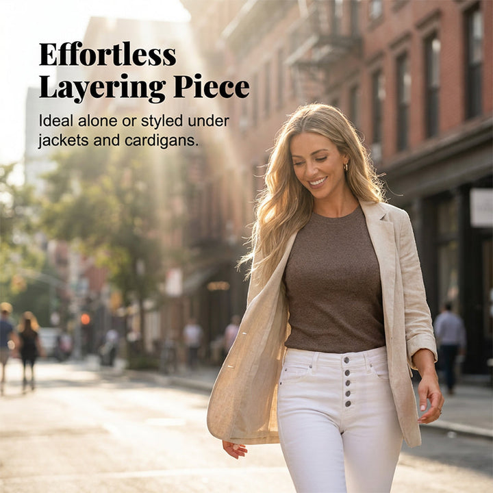 Poise™ – Seasonless Ribbed Knit Sleeveless Tank Top for Women + 50% OFF